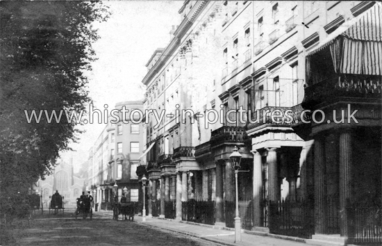 Gloucester Square, Paddington, London. c.1905.